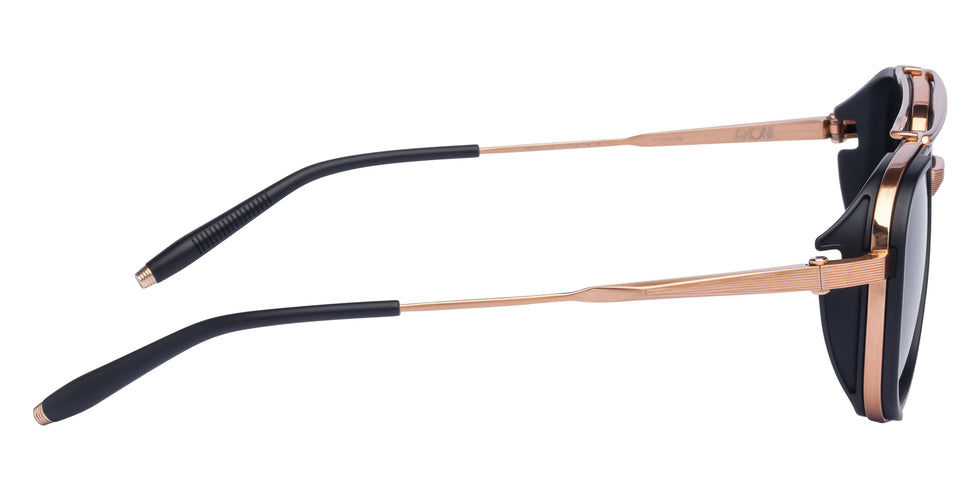 Akoni Spitzer 525A 54 - Brushed Rose Gold/Matte Black / Dark Gray to Light Gray #id:akospitzer525a_s:102110