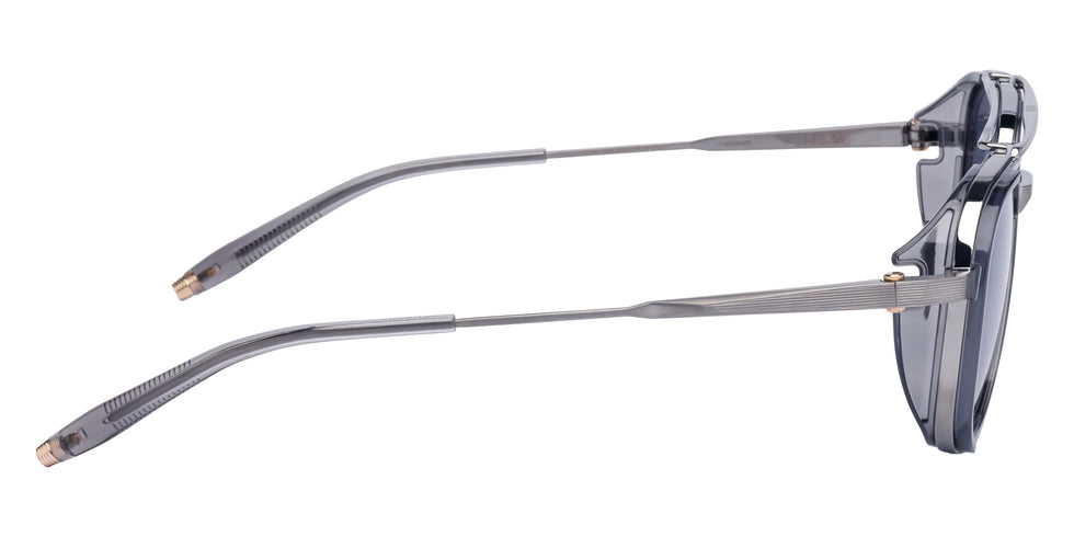 Akoni Spitzer 525D 54 - Brushed Black Palladium/Crystal Gray / Dusty Blue #id:akospitzer525d_s:106110