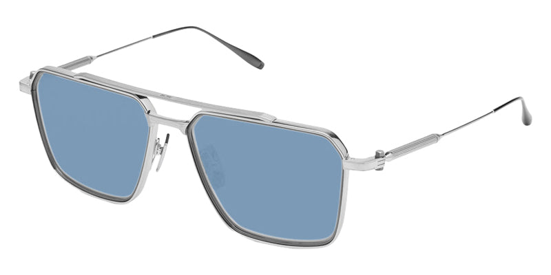 Akoni Telesto 523C 56 - Brushed Silver/Black Palladium / Dusty Blue #id:akotelesto523c_s:102105