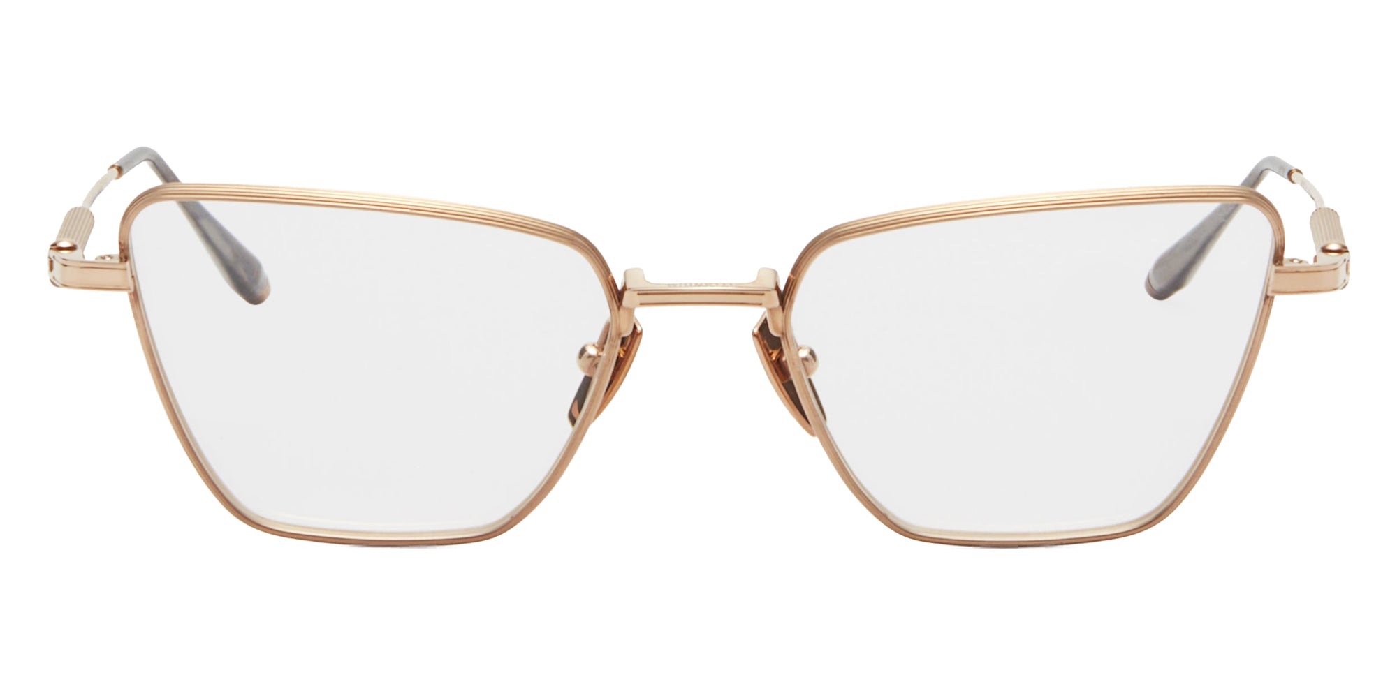 Akoni Vega 306A 54 - Brushed White Gold/Black Rhodium #id:akovega306a_s:104100