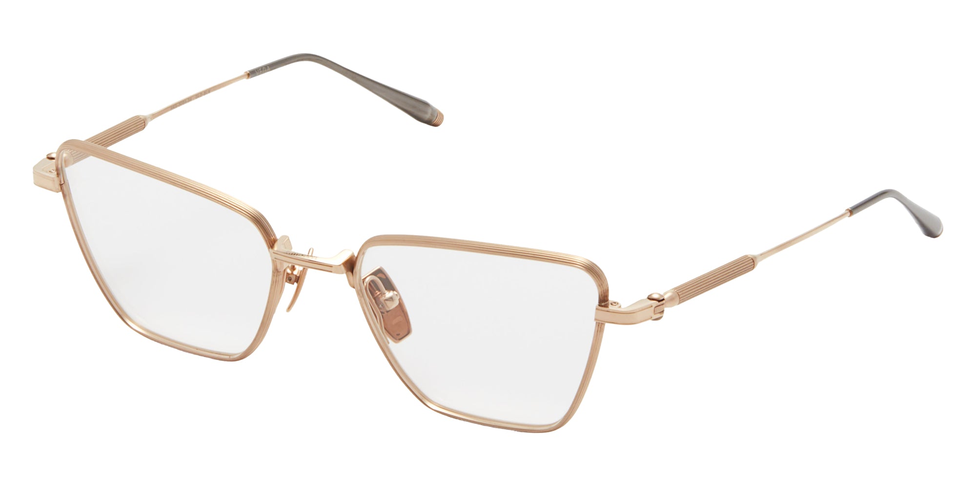 Akoni Vega 306A 54 - Brushed White Gold/Black Rhodium #id:akovega306a_s:104105