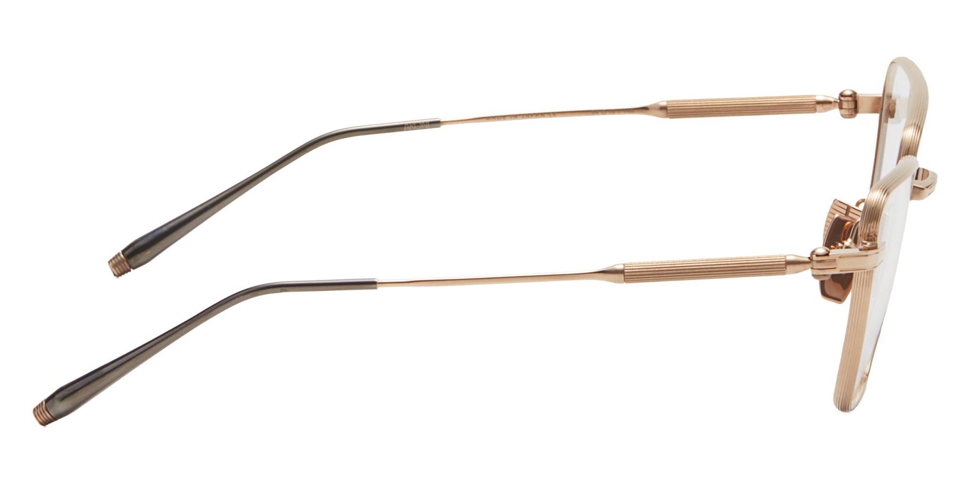 Akoni Vega 306A 54 - Brushed White Gold/Black Rhodium #id:akovega306a_s:104110