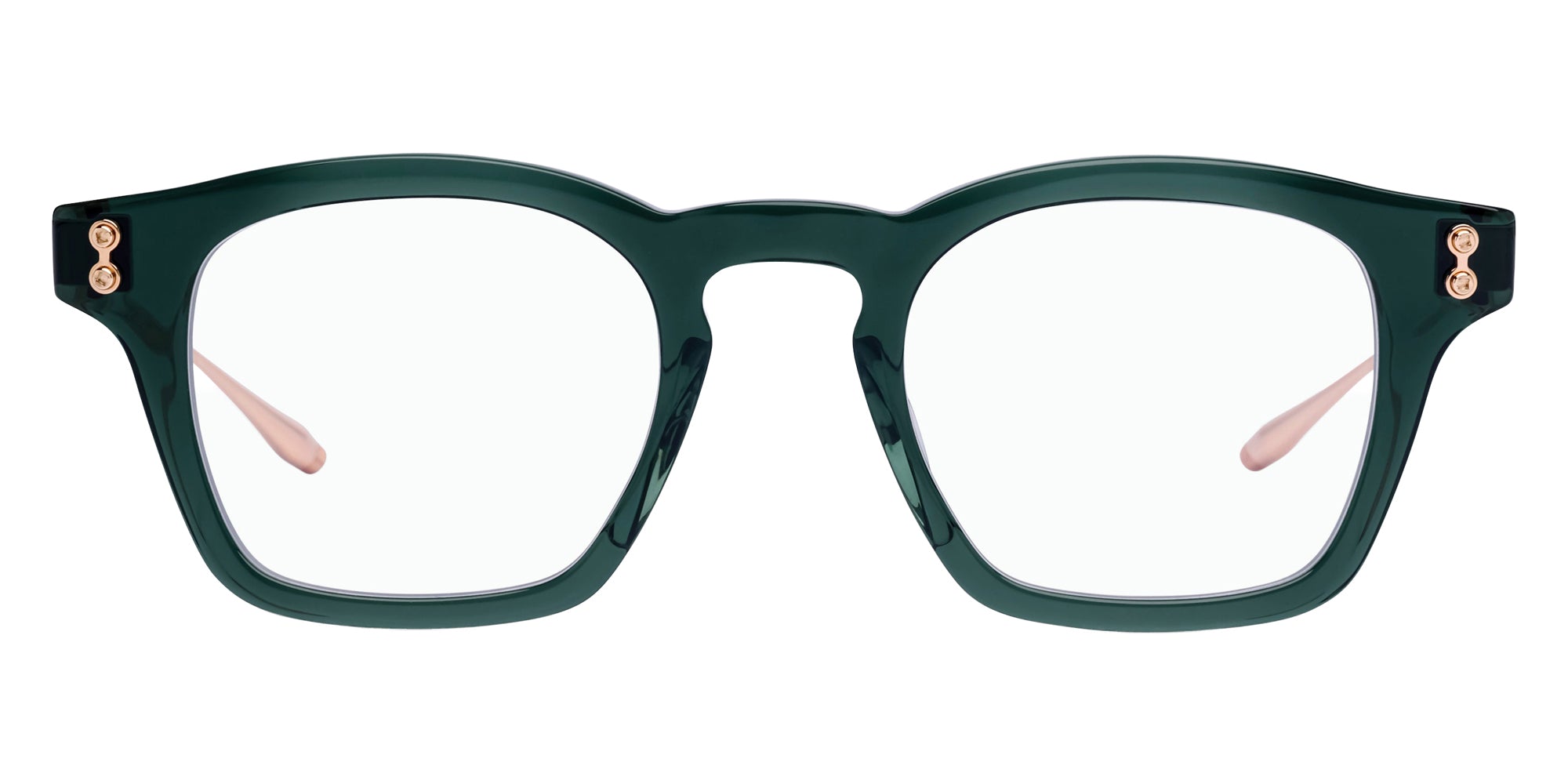 Akoni Wise 418E 45 - Deep Emerald Green/12k Gold #id:akowise418e_s:104100