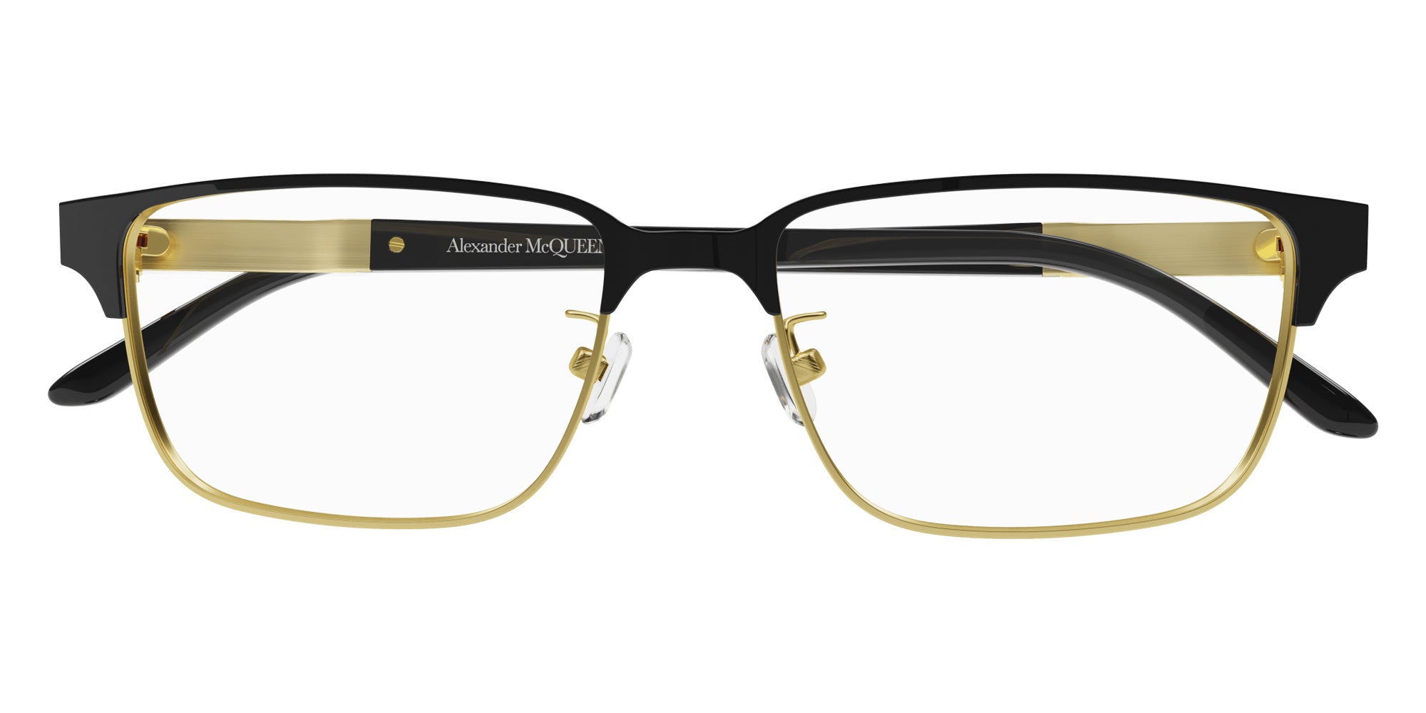 Alexander McQueen AM0346O Rectangle Eyeglasses | EyeOns.com