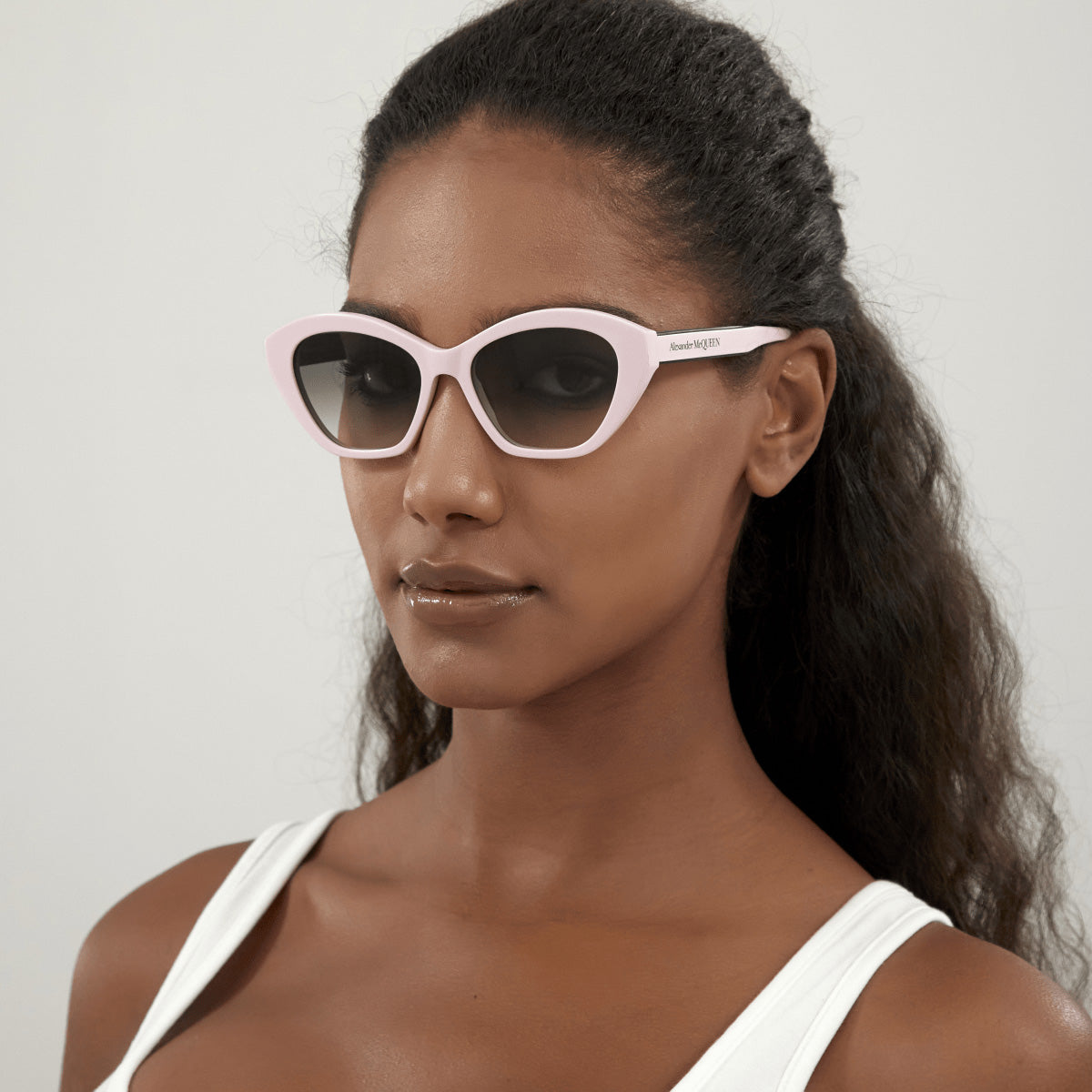 Alexander McQueen AM0355S 004 54 - Pink / Gray Gradient #id:am0355s004_s:100115