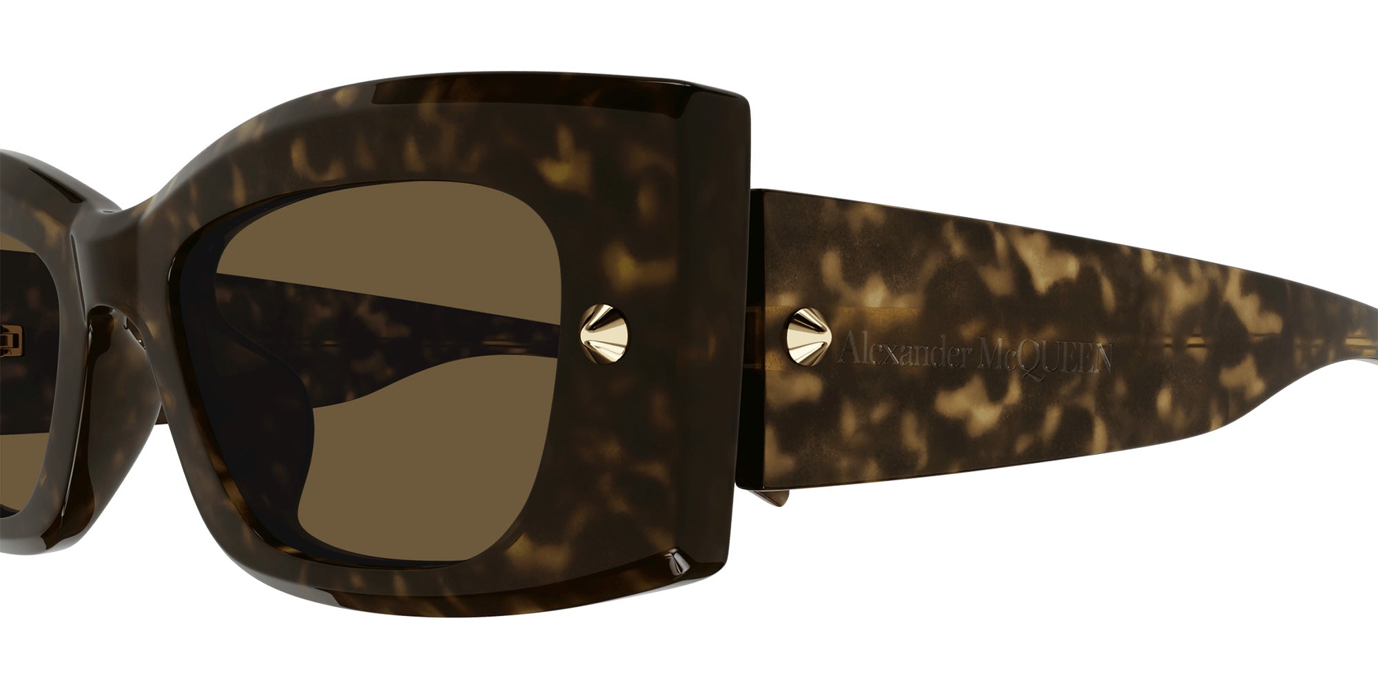 Alexander McQueen AM0426S 002 51 - Havana / Brown #id:am0426s002_s:100110