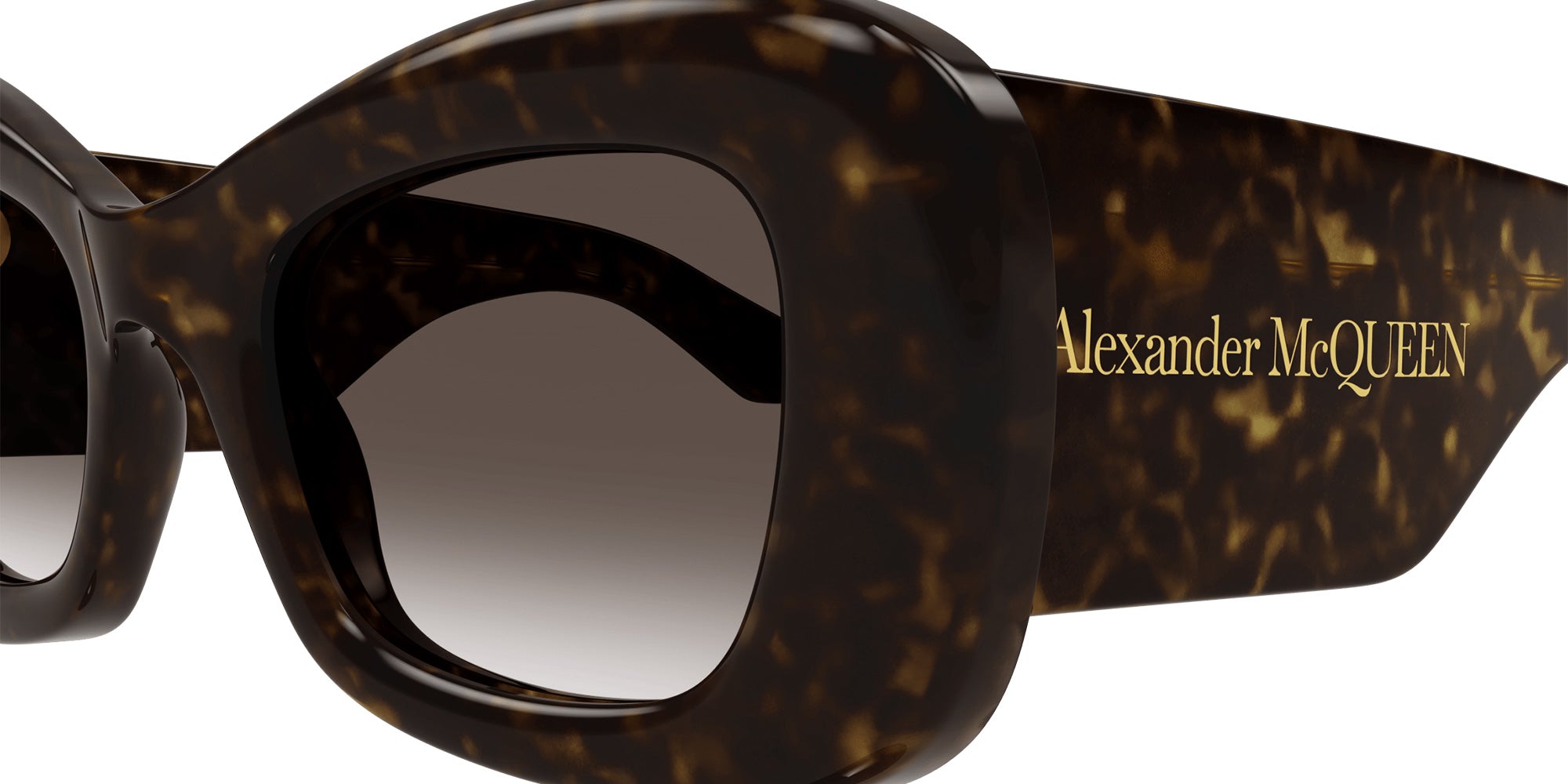 Alexander McQueen AM0434S 002 50 - Havana / Brown Gradient #id:am0434s002_s:100110