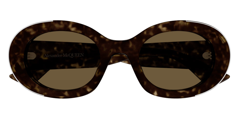Alexander McQueen AM0445S 002 51 - Havana / Brown #id:am0445s002_s:100100