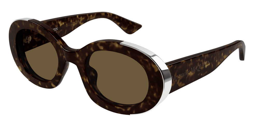 Alexander McQueen AM0445S 002 51 - Havana / Brown #id:am0445s002_s:100105