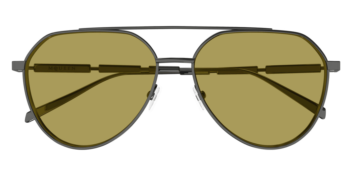 Alexander McQueen AM0478S 003 59 - Gunmetal / Green #id:am0478s003_s:100100