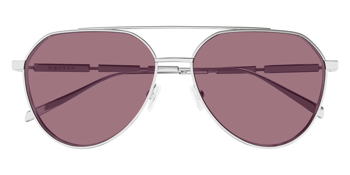 Alexander McQueen AM0478S 004 59 - Silver / Red #id:am0478s004_s:102100