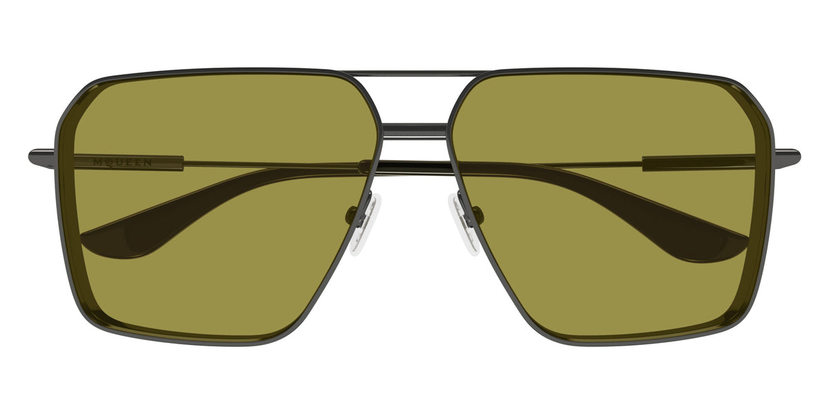 Alexander McQueen AM0500S 004 60 - Gunmetal / Yellow #id:am0500s004_s:100100