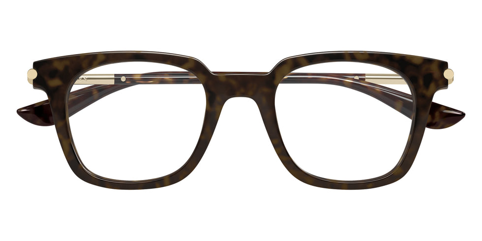 Alexander McQueen AM0521O 002 48 - Havana/Gold #id:am0521o002_s:102100
