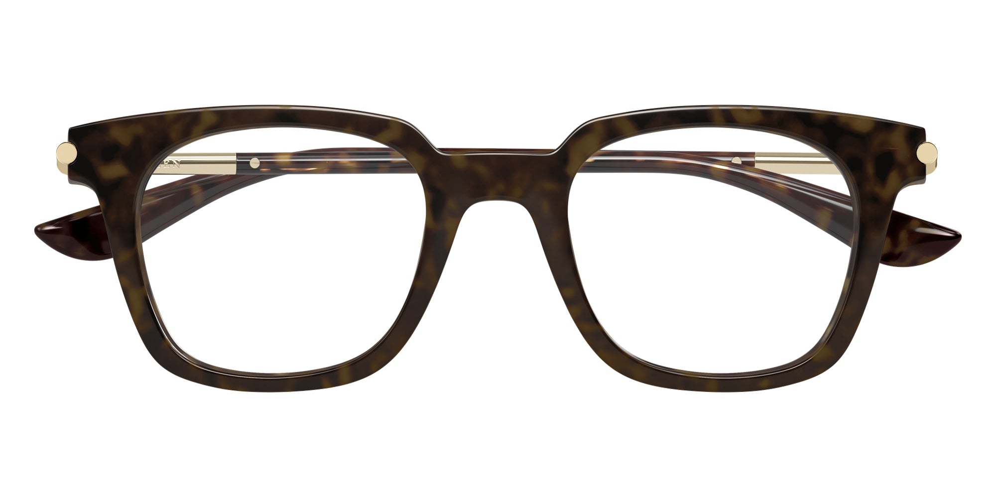 Alexander McQueen AM0521O 002 48 - Havana/Gold #id:am0521o002_s:102100