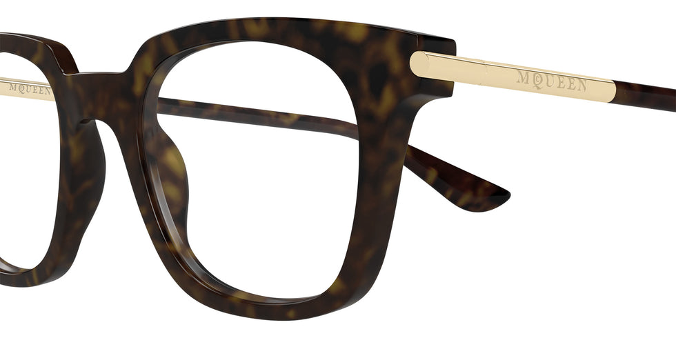 Alexander McQueen AM0521O 002 48 - Havana/Gold #id:am0521o002_s:102110