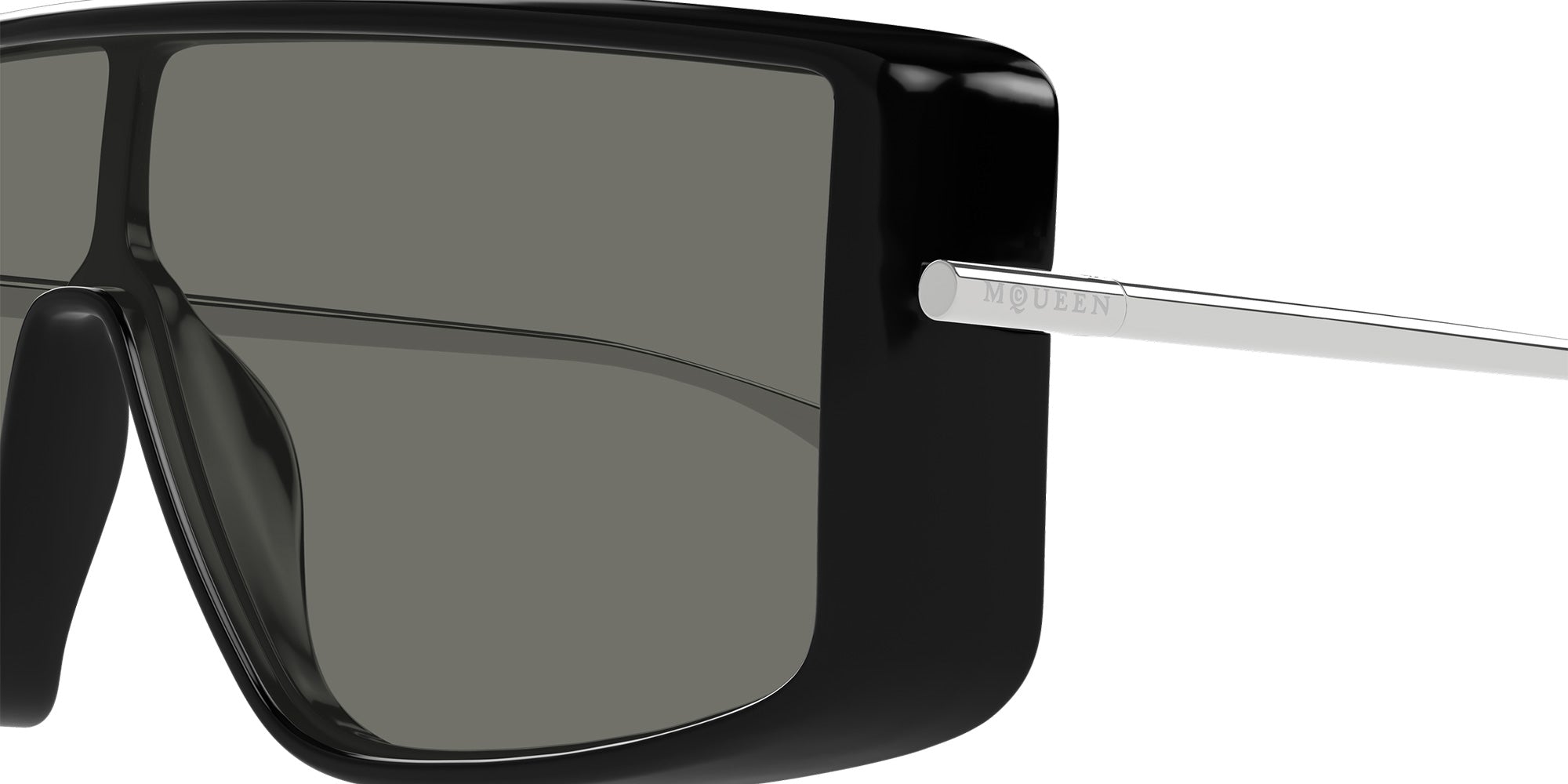 Alexander McQueen AM0524S 001 99 - Black/Silver / Gray #id:am0524s001_s:100110