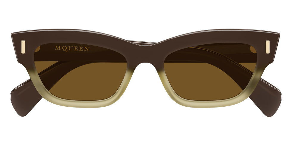 Alexander McQueen AM0548S 004 52 - Brown / Brown #id:am0548s004_s:102100