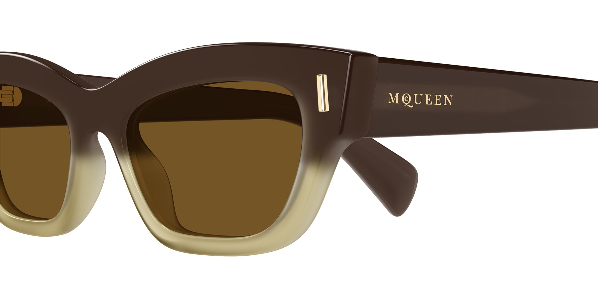 Alexander McQueen AM0548S 004 52 - Brown / Brown #id:am0548s004_s:102110
