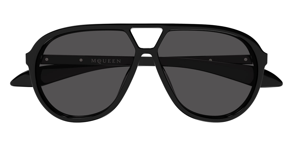 Alexander McQueen AM0586S 001 59 - Black / Gray #id:am0586s001_s:100100