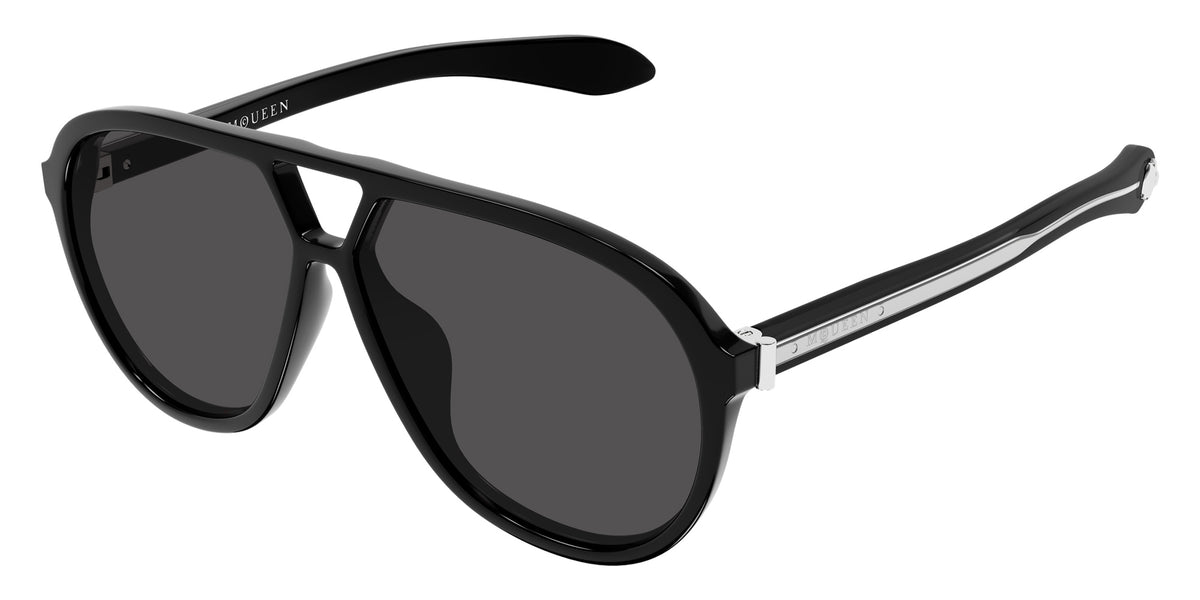 Alexander McQueen AM0586S 001 59 - Black / Gray #id:am0586s001_s:100105