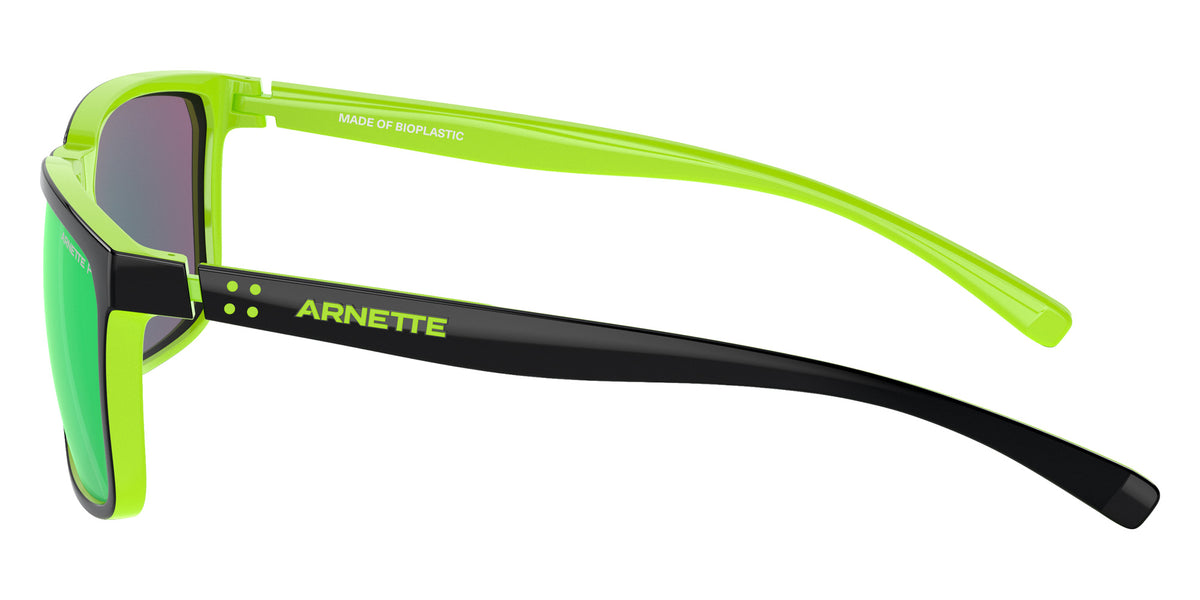 ARNETTE AN4251 Stripe 29421I 58 - Black/Fluo Green / Dark Gray Mirrored Green Polarized #id:an425129421i_s:100110