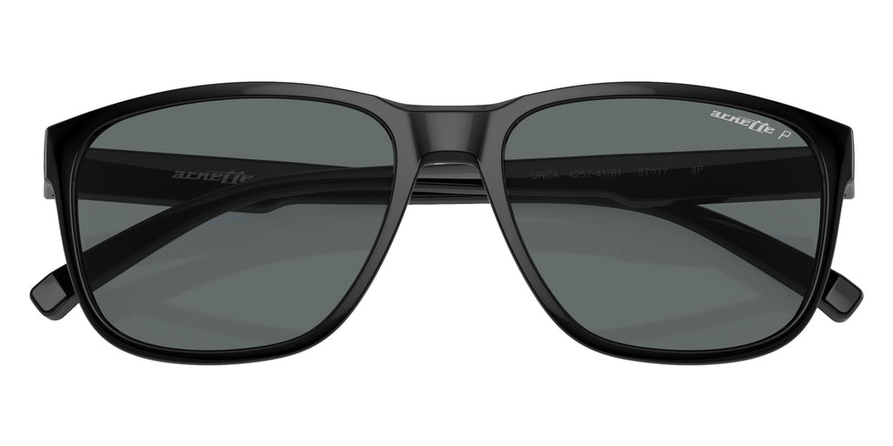 ARNETTE AN4257 Urca 41/81 57 - Shiny Black / Polarized Dark Gray #id:an42574181_s:100125