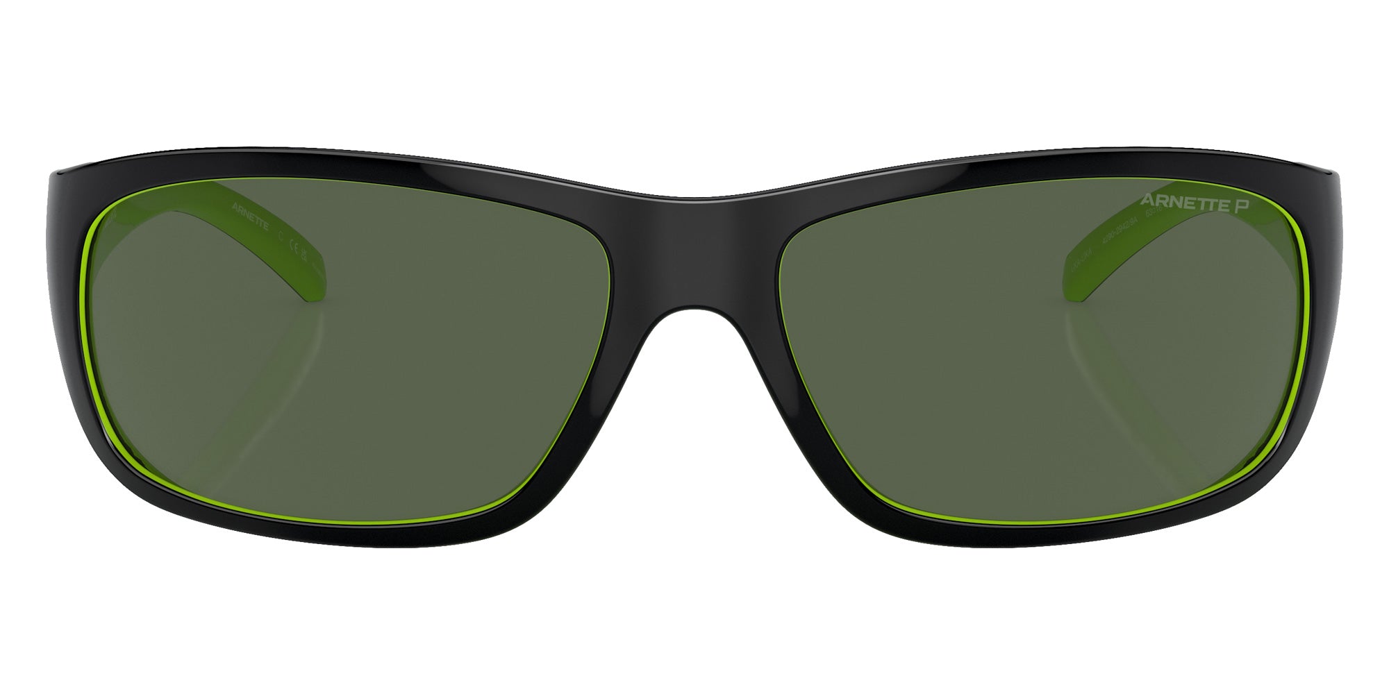 ARNETTE AN4290 Uka-Uka 29429A 63 - Top Black/Fluo Green / Dark Green Polarized #id:an429029429a_s:102100