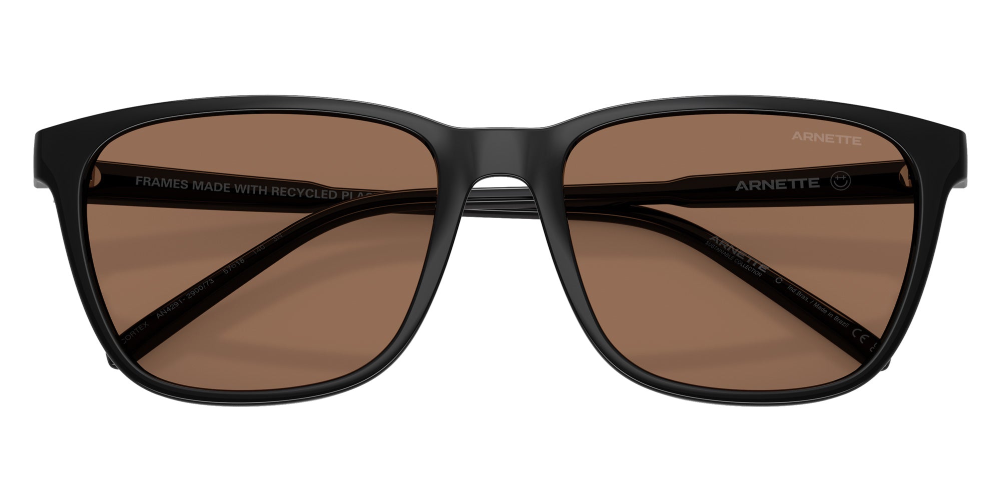 ARNETTE AN4291 Cortex 290073 57 - Black / Dark Brown #id:an4291290073_s:100125
