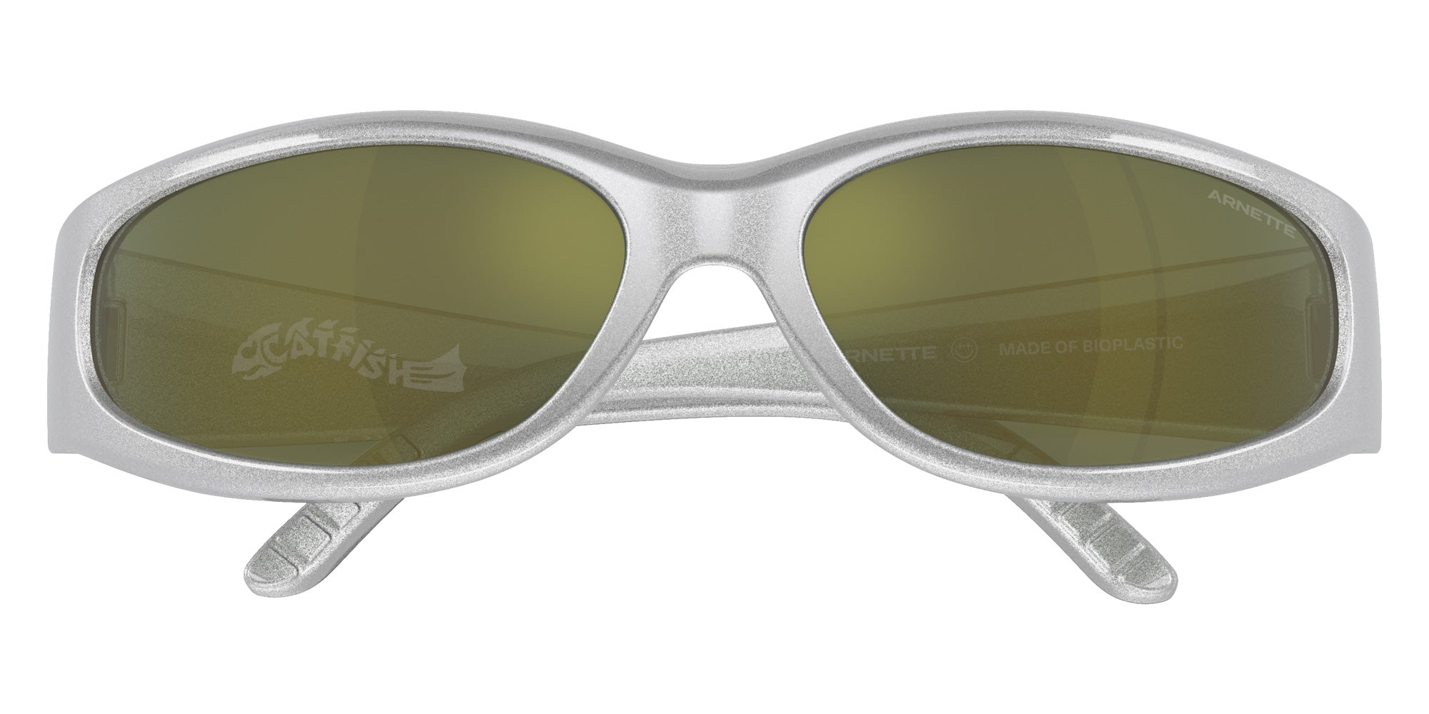 ARNETTE AN4302 Catfish 28676R 62 - Metallic Silver / Dark Green Mirrored Petrol #id:an430228676r_s:100125