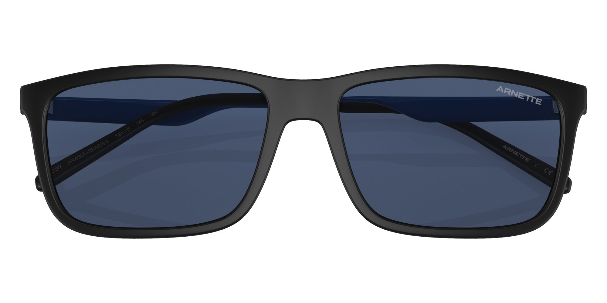 ARNETTE AN4305 Nozy 284980 58 - Matte Black / Dark Blue #id:an4305284980_s:100120