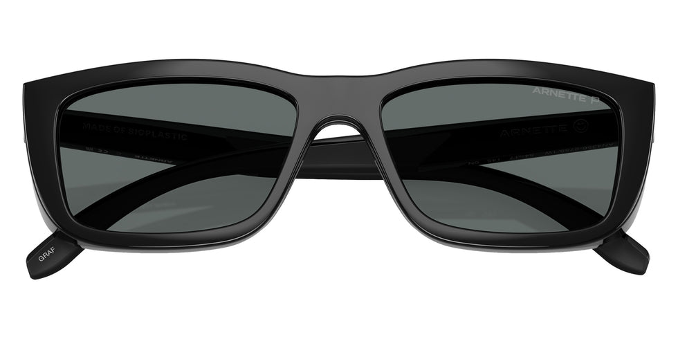 ARNETTE AN4356 Graf 27581W 54 - Black/Black Rubber #id:an435627581w_s:100120