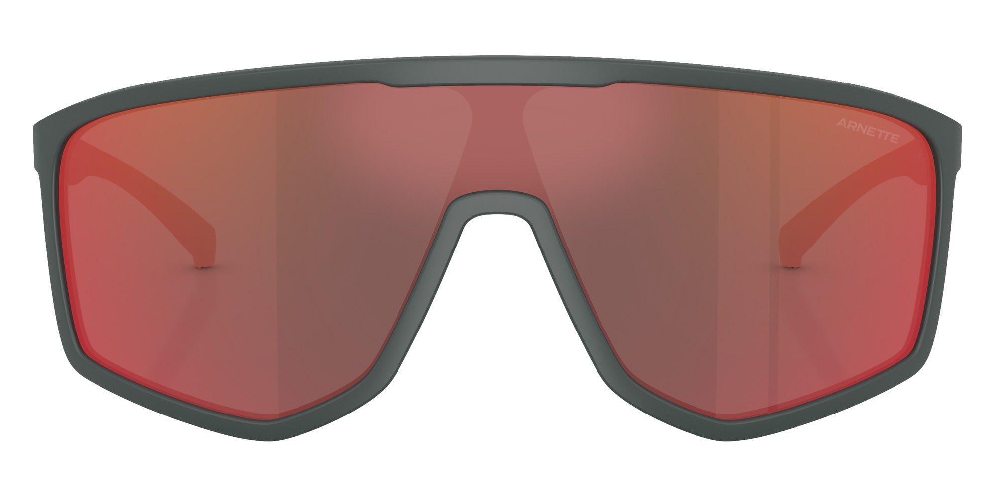 ARNETTE AN4360 Stripe-M 28416Q 136 - Dark Gray / Dark Gray Mirrored Red/Yellow #id:an436028416q_s:102100