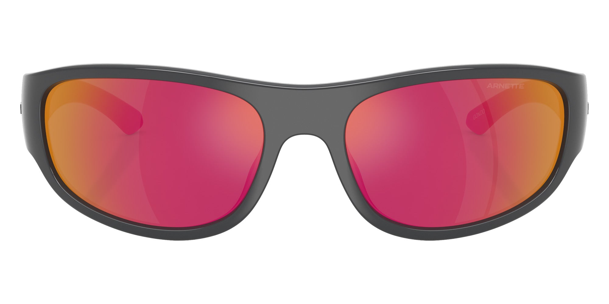 ARNETTE AN4361 Gondo 28416Q 61 - Dark Gray / Gray Mirrored Orange/Yellow������ #id:an436128416q_s:102100