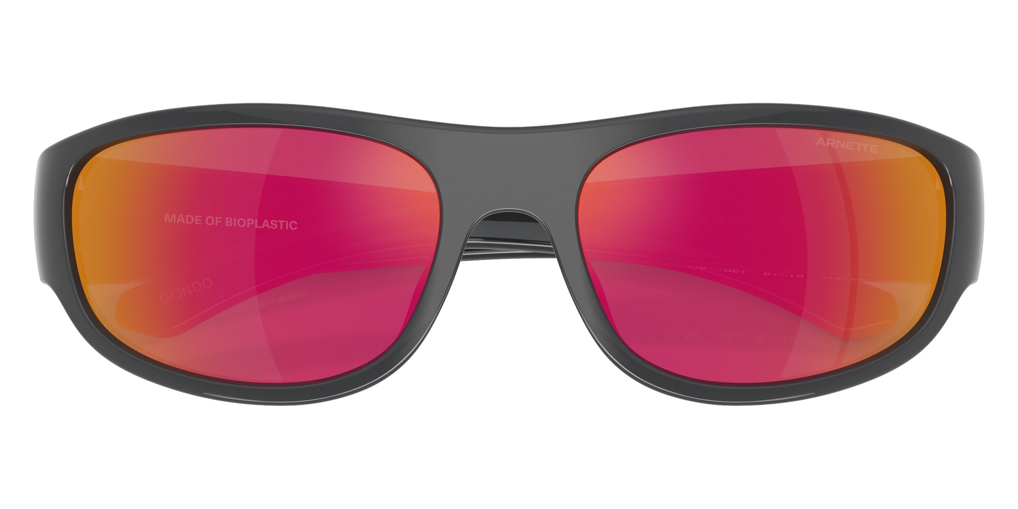 ARNETTE AN4361 Gondo 28416Q 61 - Dark Gray / Gray Mirrored Orange/Yellow������ #id:an436128416q_s:102125