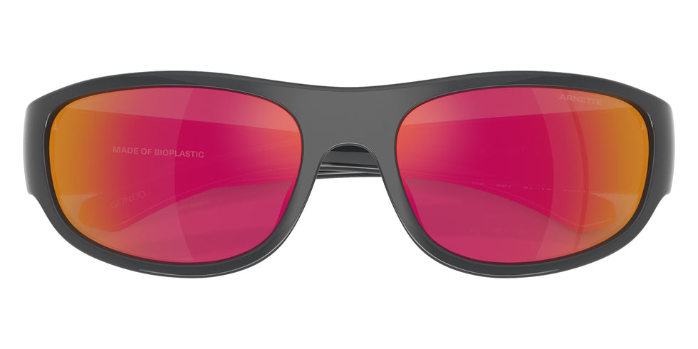ARNETTE AN4361 Gondo 28416Q 61 - Dark Gray / Gray Mirrored Orange/Yellow������ #id:an436128416q_s:102125