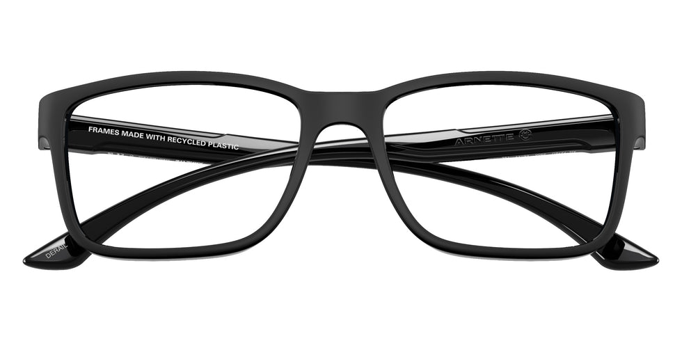 ARNETTE AN7276U Derail 2900 55 - Black Matte/Shiny / Recycled Demo #id:an7276u2900_s:104125