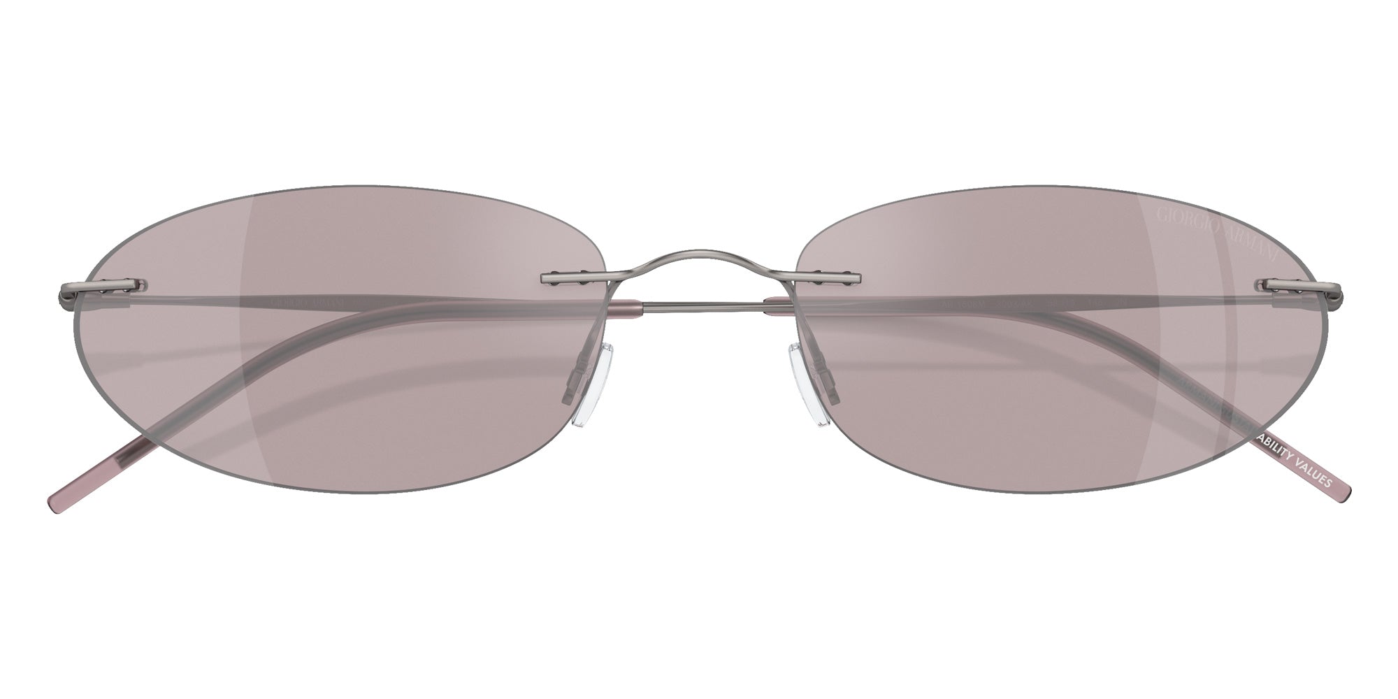 GIORGIO ARMANI AR1508M 3003AK 58 - Matte Gunmetal / Violet Mirrored Flash Silver #id:ar1508m3003ak_s:102120
