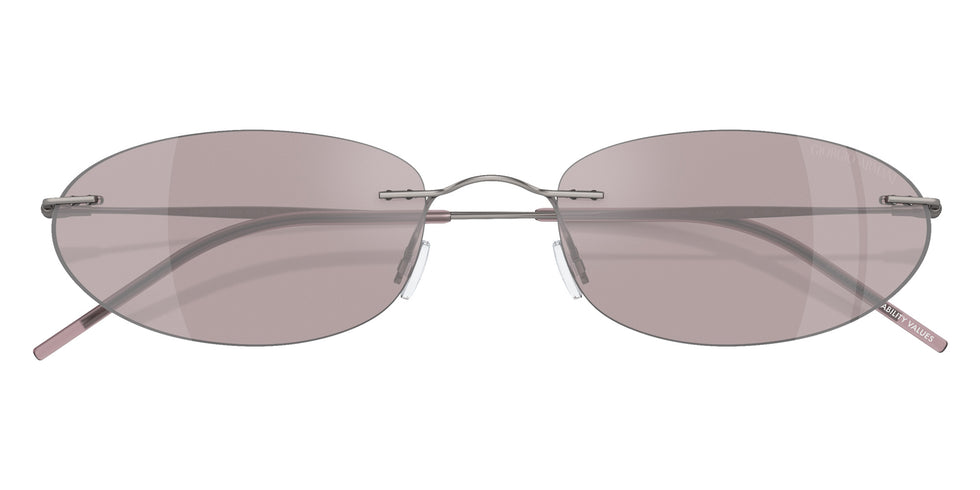 GIORGIO ARMANI AR1508M 3003AK 58 - Matte Gunmetal / Violet Mirrored Flash Silver #id:ar1508m3003ak_s:102120