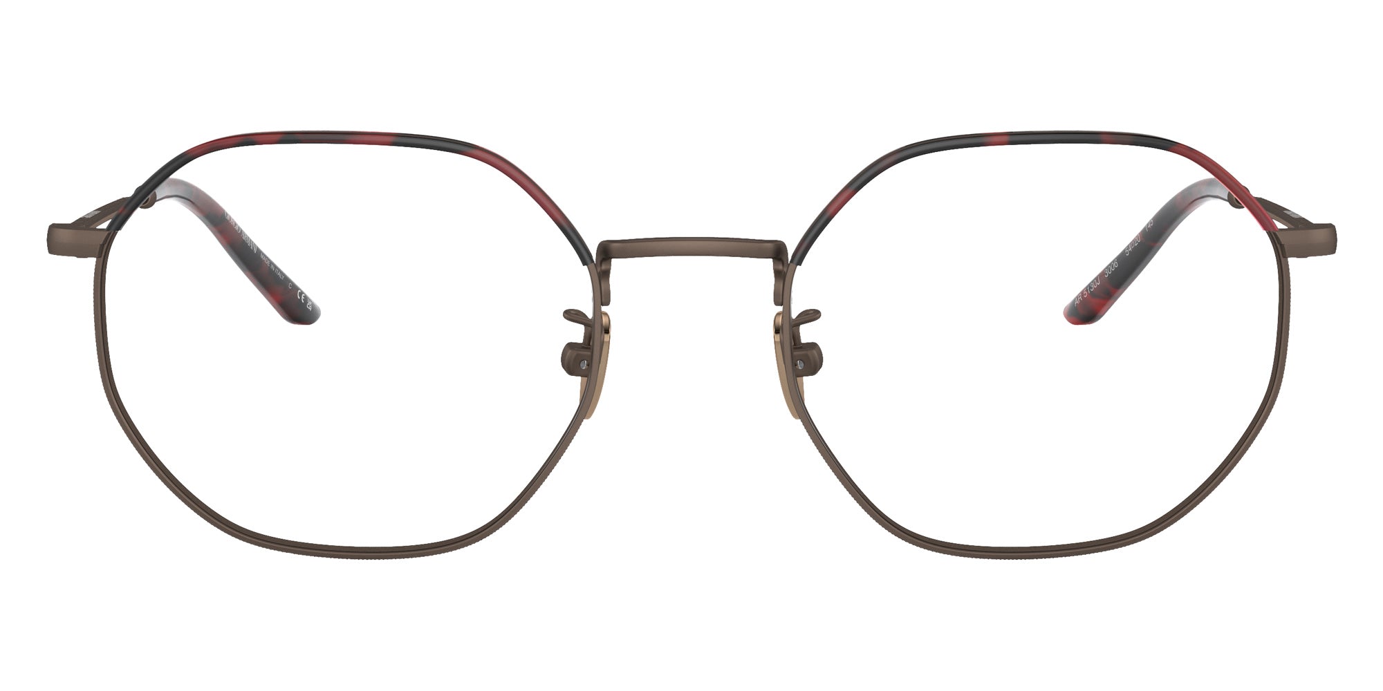 GIORGIO ARMANI AR5130J 3006 54 - Matte Bronze/Red Havana #id:ar5130j3006_s:102100