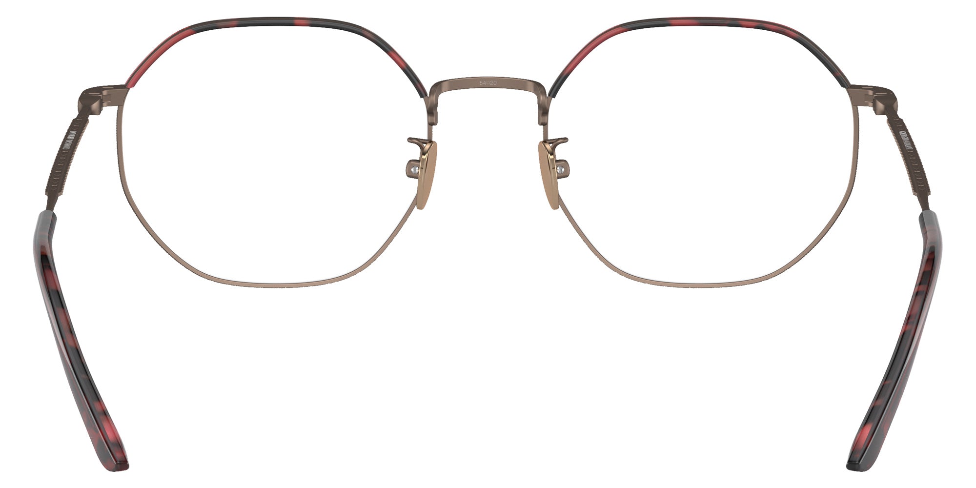 GIORGIO ARMANI AR5130J 3006 54 - Matte Bronze/Red Havana #id:ar5130j3006_s:102115