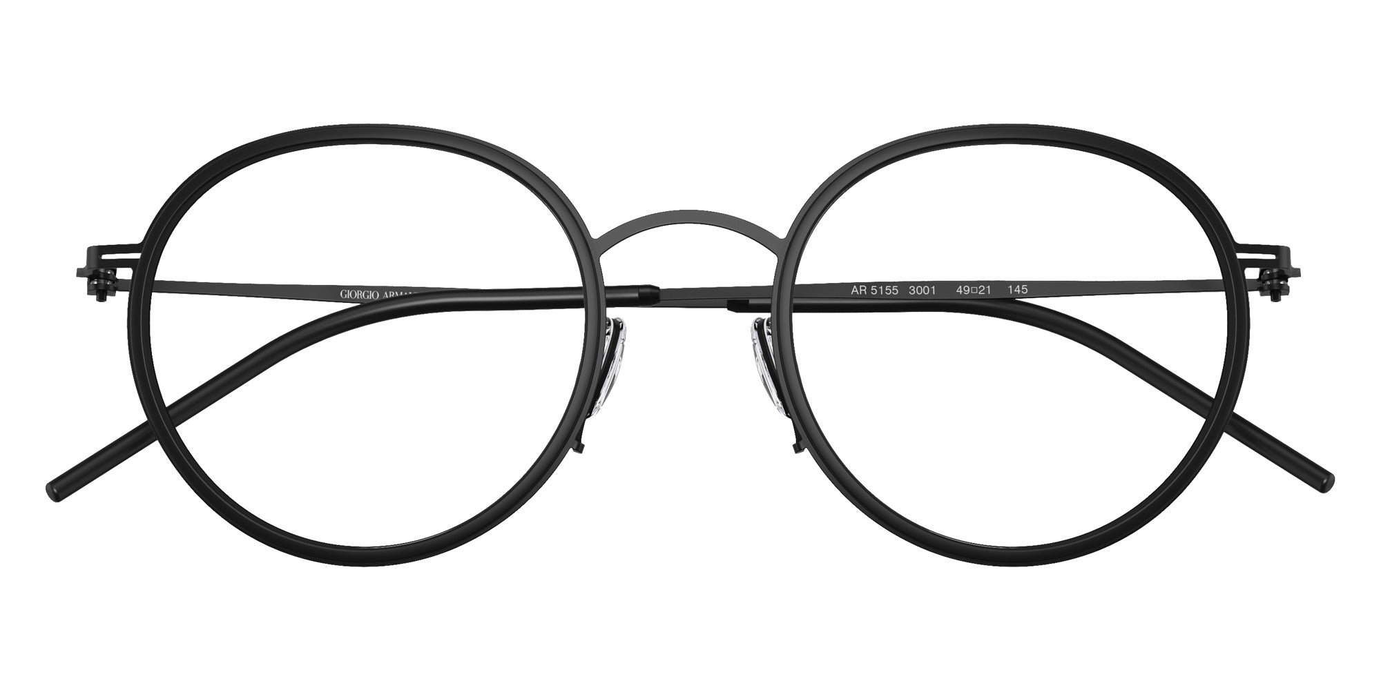 GIORGIO ARMANI AR5155 3001 47 - Matte Black #id:ar51553001_s:100120