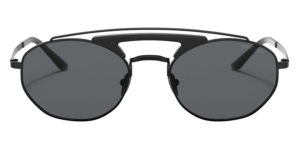 GIORGIO ARMANI AR6116 300187 53 - Matte Black / Gray #id:ar6116300187_s:100100