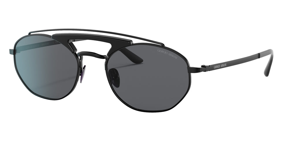GIORGIO ARMANI AR6116 300187 53 - Matte Black / Gray #id:ar6116300187_s:100105