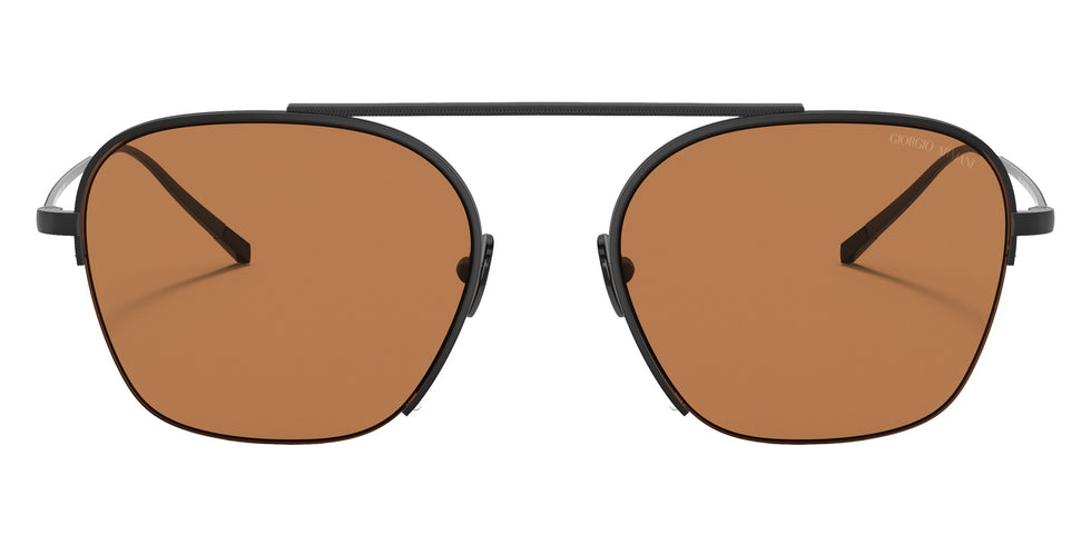 GIORGIO ARMANI AR6124 300173 55 - Matte Black / Brown #id:ar6124300173_s:100100
