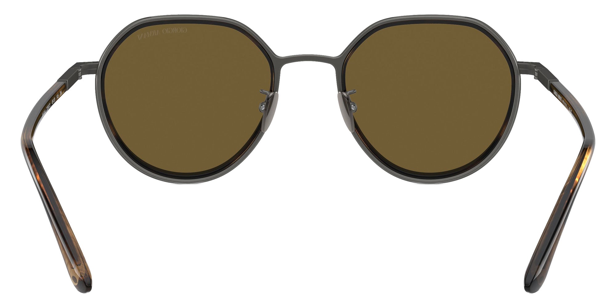 GIORGIO ARMANI AR6144 325973 49 - Brushed Gunmetal / Dark Brown #id:ar6144325973_s:100115
