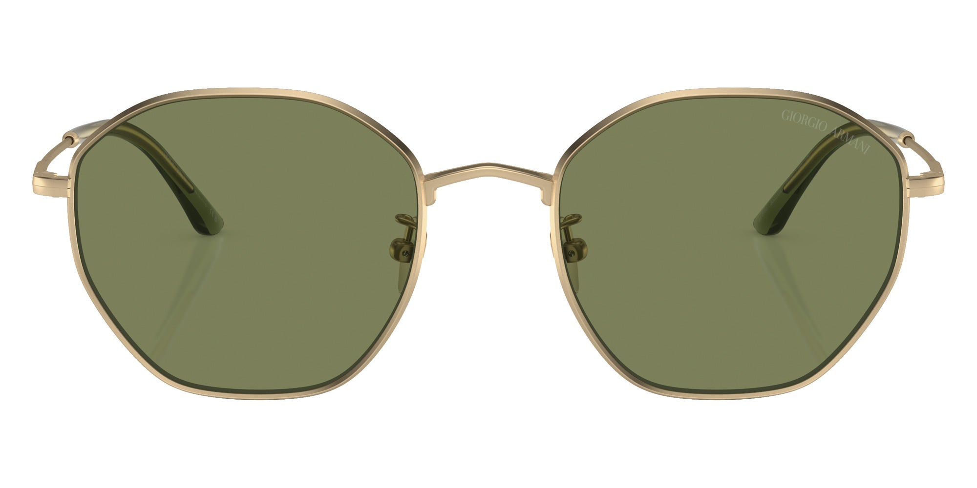 GIORGIO ARMANI AR6150 30022A 53 - Matte Pale Gold / Green #id:ar615030022a_s:100100
