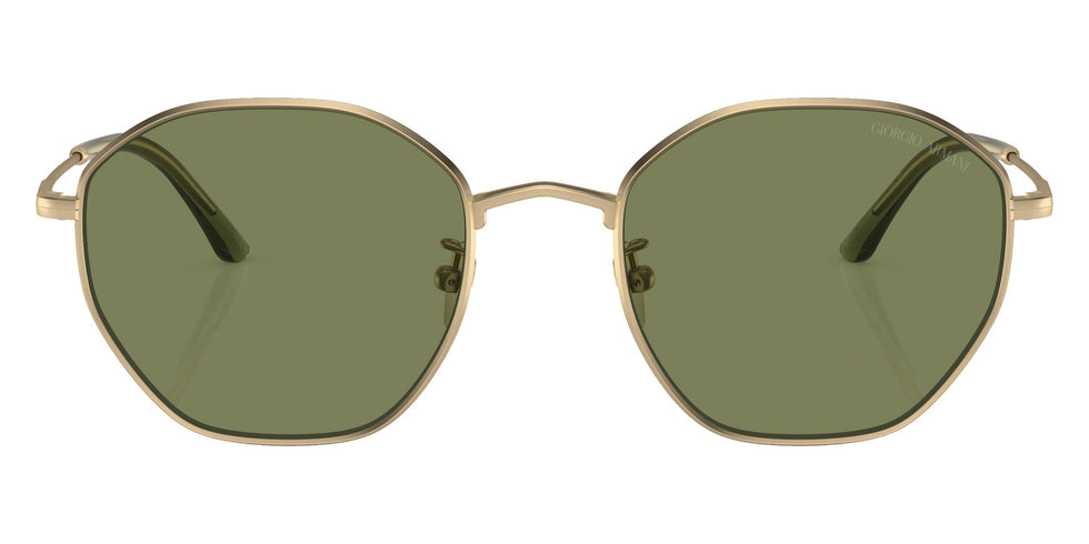 GIORGIO ARMANI AR6150 30022A 53 - Matte Pale Gold / Green #id:ar615030022a_s:100100