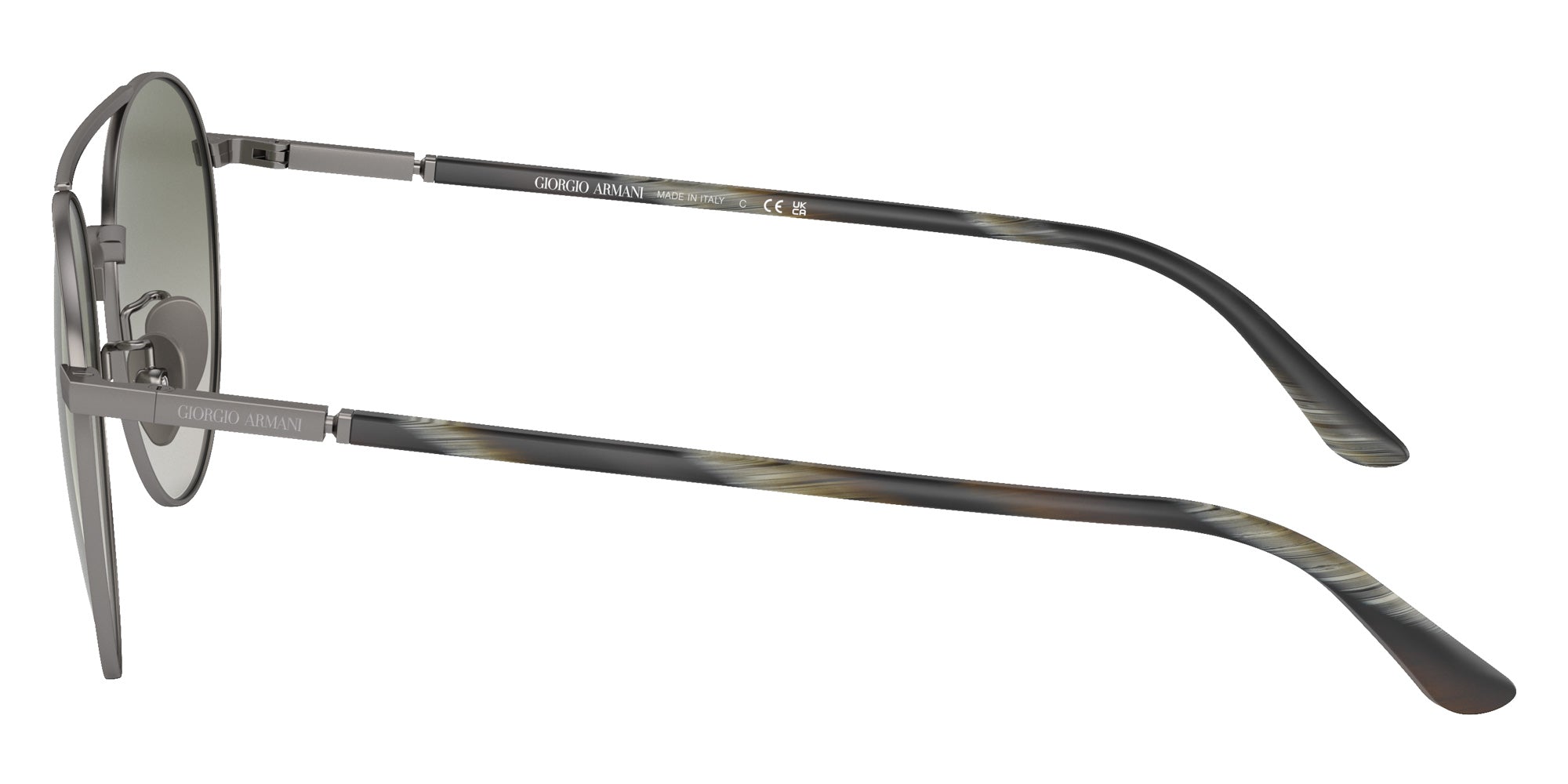 GIORGIO ARMANI AR6156 30038E 54 - Matte Gunmetal / Gradient Green #id:ar615630038e_s:100110