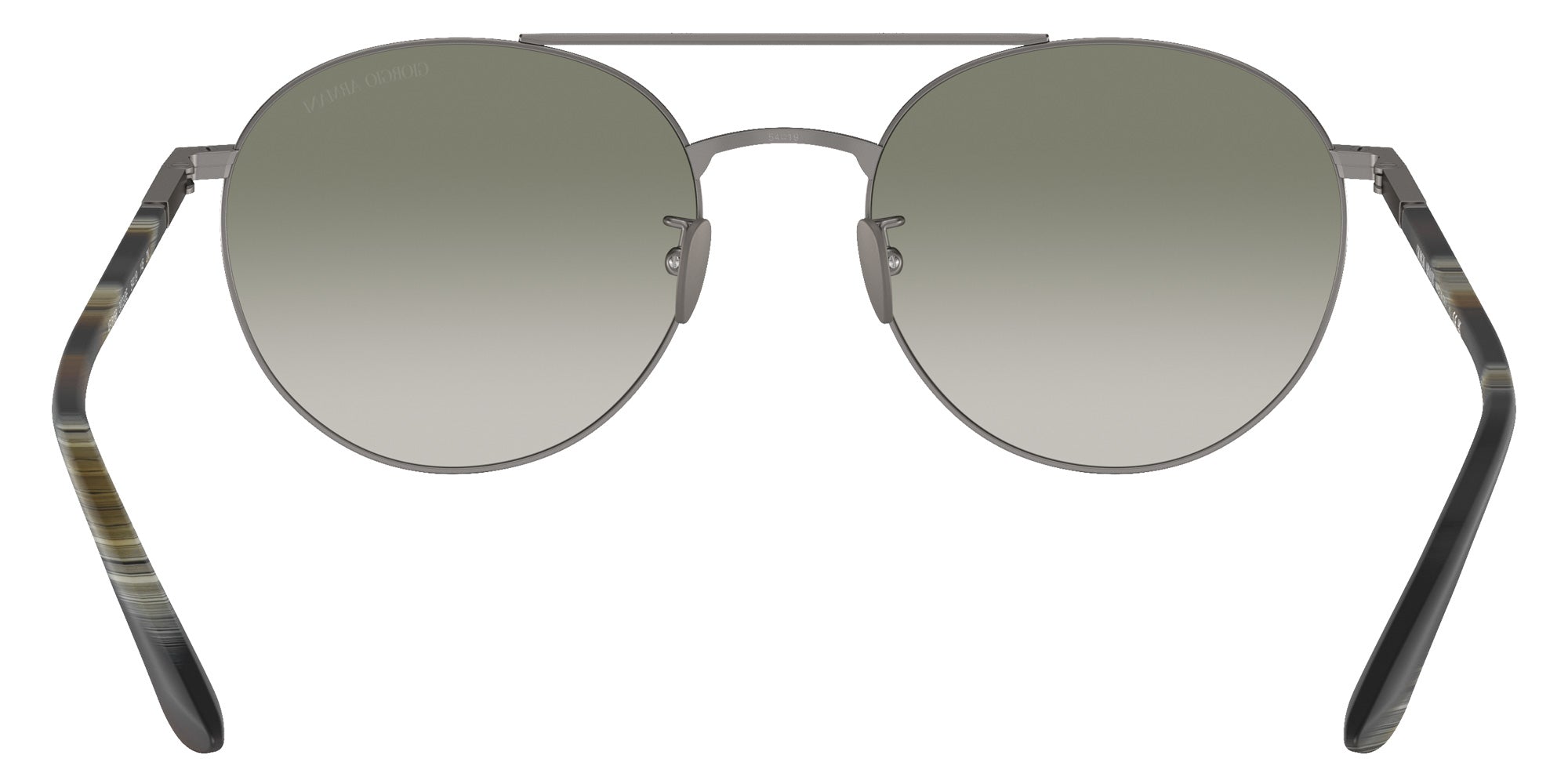 GIORGIO ARMANI AR6156 30038E 54 - Matte Gunmetal / Gradient Green #id:ar615630038e_s:100115