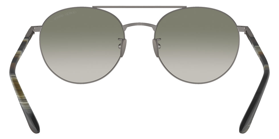 GIORGIO ARMANI AR6156 30038E 54 - Matte Gunmetal / Gradient Green #id:ar615630038e_s:100115
